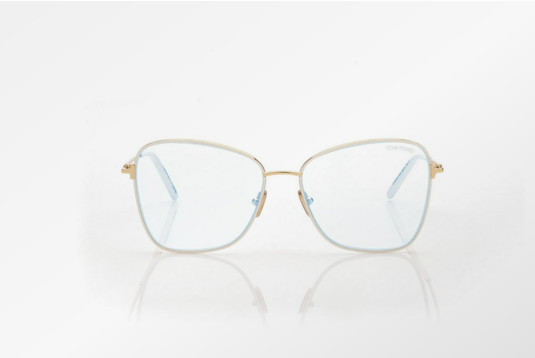 Tom Ford Blue Block Butterfly Eyeglasses