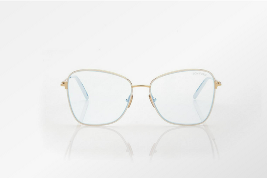 Tom Ford Blue Block Butterfly Eyeglasses