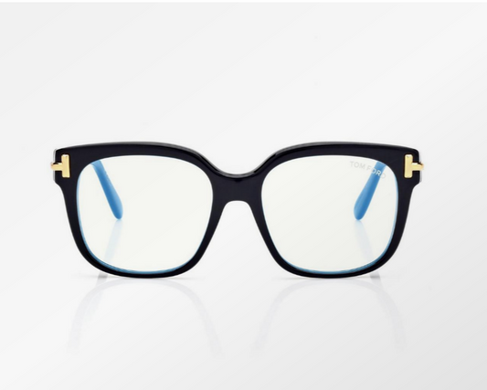 Tom Ford Icon Blue Block Square Eyeglasses