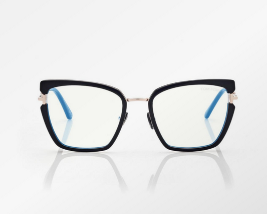 Tom Ford Blue Block Butterfly Eyeglasses