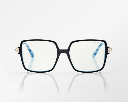 Tom Ford Blue Block Square Eyeglasses