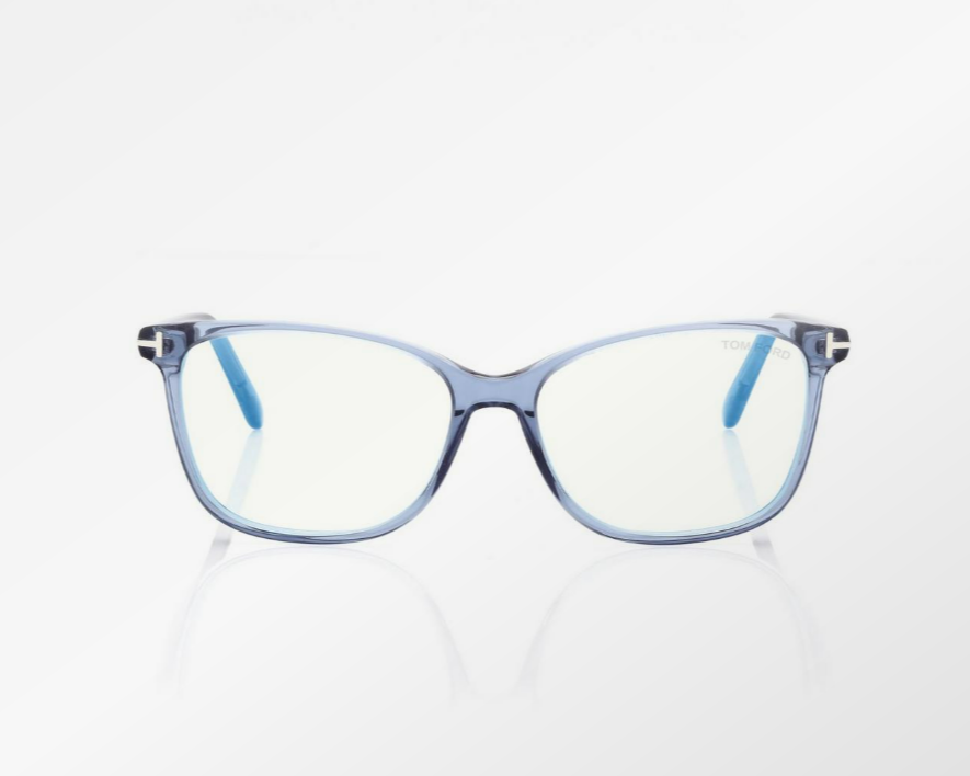 Tom Ford Blue Block Soft Square Eyeglasses
