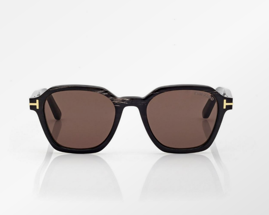 Tom Ford Geometric Horn Sunglasses
