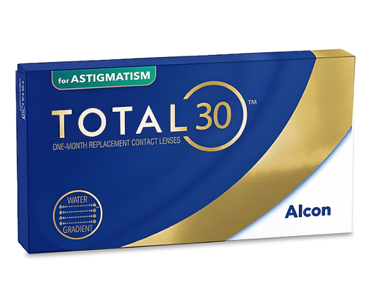 TOTAL 30 for Astigmatism Monthly ($72.5/Box after Rebate for Annual Supply)