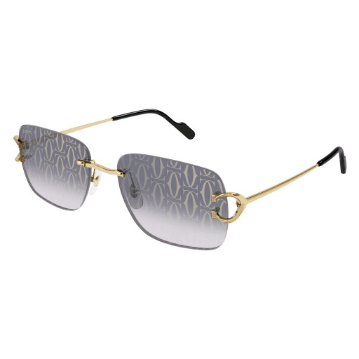 Classic C Motif Rimless Metal Sunglasses
