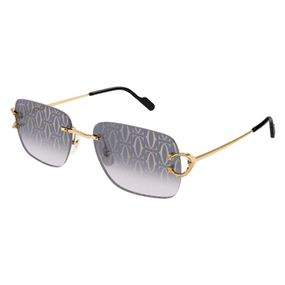 Classic C Motif Rimless Metal Sunglasses