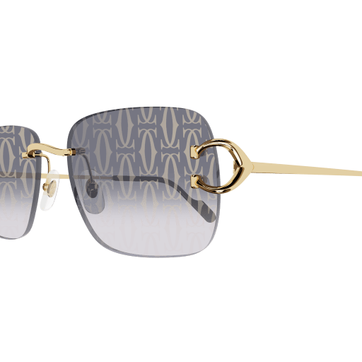 Classic C Motif Rimless Metal Sunglasses