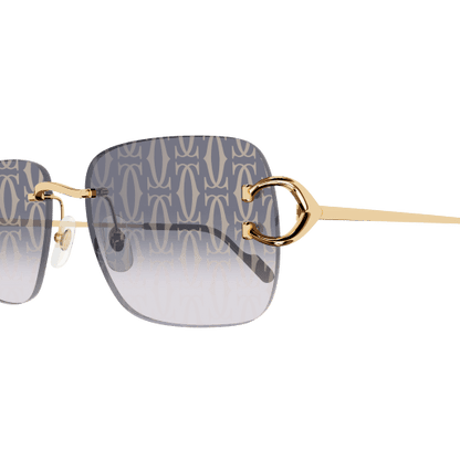 Classic C Motif Rimless Metal Sunglasses