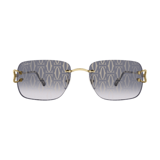 Classic C Motif Rimless Metal Sunglasses