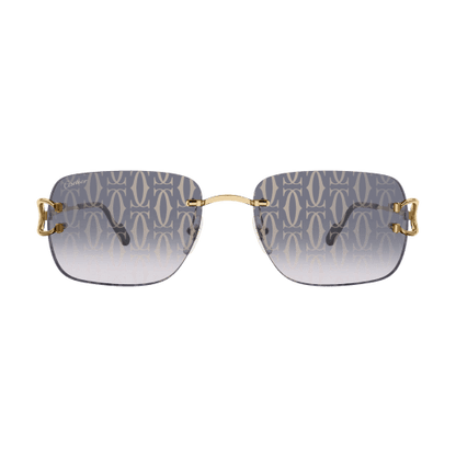 Classic C Motif Rimless Metal Sunglasses